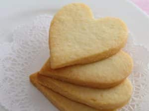 Biscuits en forme de coeur