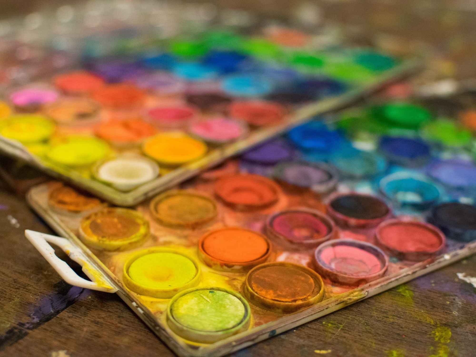 Palette de couleur pour colorer sa vie selon son inspiration