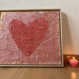 Coeur Papier Rose